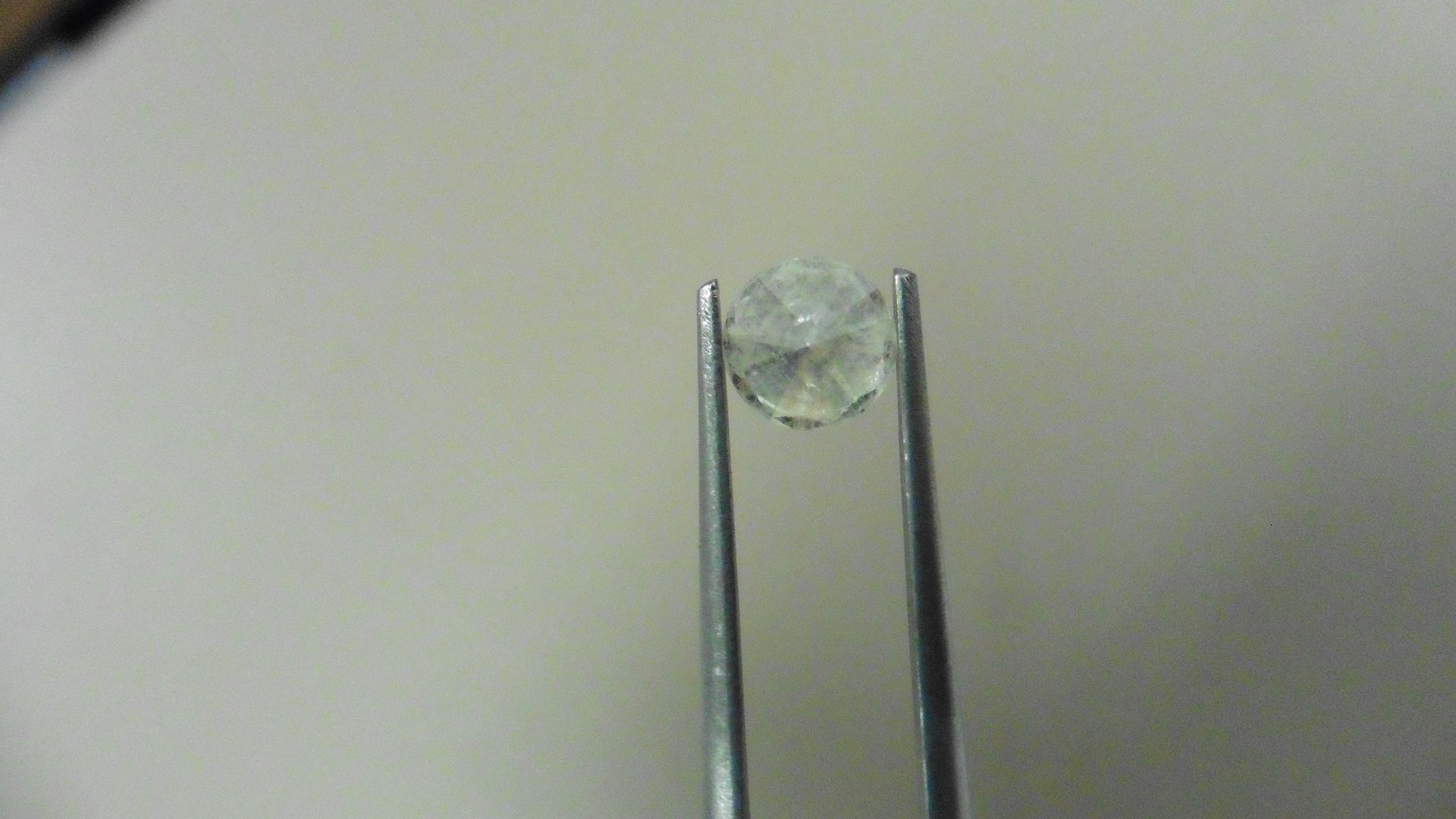 1.02ct Brilliant Cut Diamond, Enhanced stone. H colour, I1 clarity. 6.15 x 4.05mm. Valued at £ - Image 2 of 5