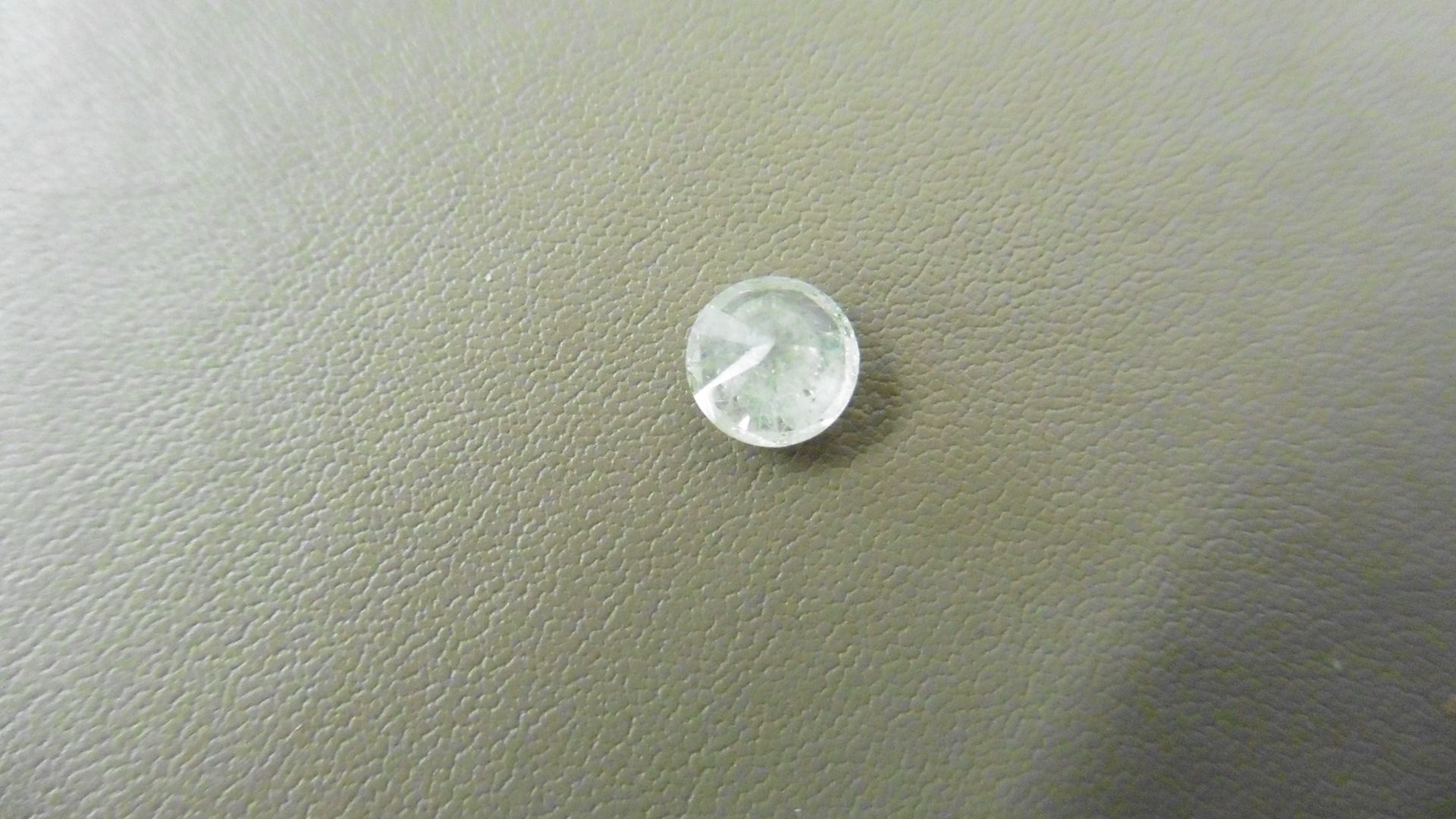 1.01ct Brilliant Cut Diamond, Enhanced stone.H colour, I2 clarity. 6.15 x 4mm. Valued at £1490. No - Image 3 of 4