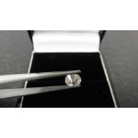 1.09ct natural loose brilliant cut diamond. G colourand si2 clarity. Colour treated. 6.42 x 6.43 x