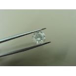 2.26ct enhanced brilliant cut diamond. F colour and I2 clarity ( enhanced). EGL certification.