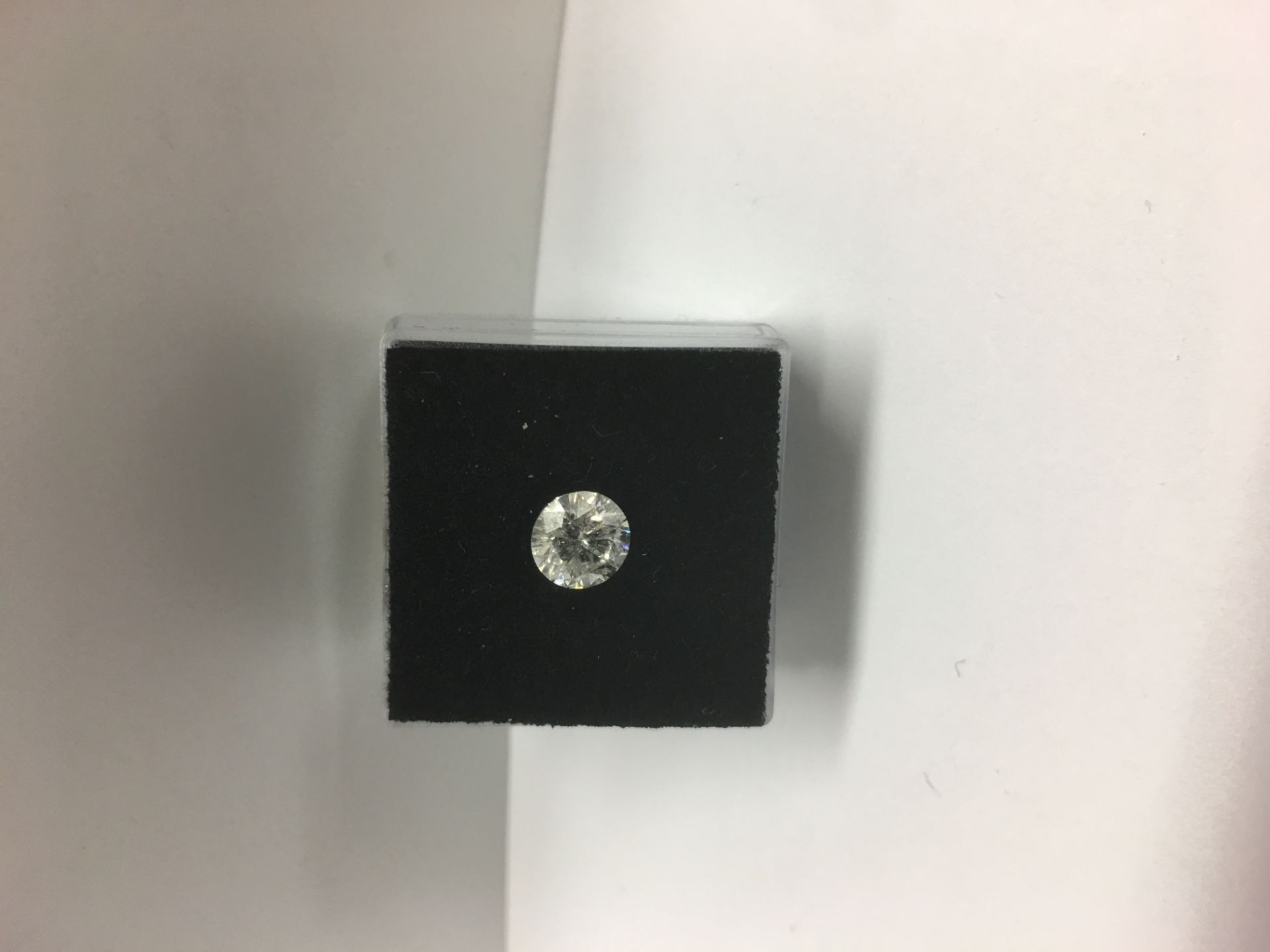 1.07ct natural loose brilliant cut diamond ,G colour ,I1 clarity .certification can be provided at