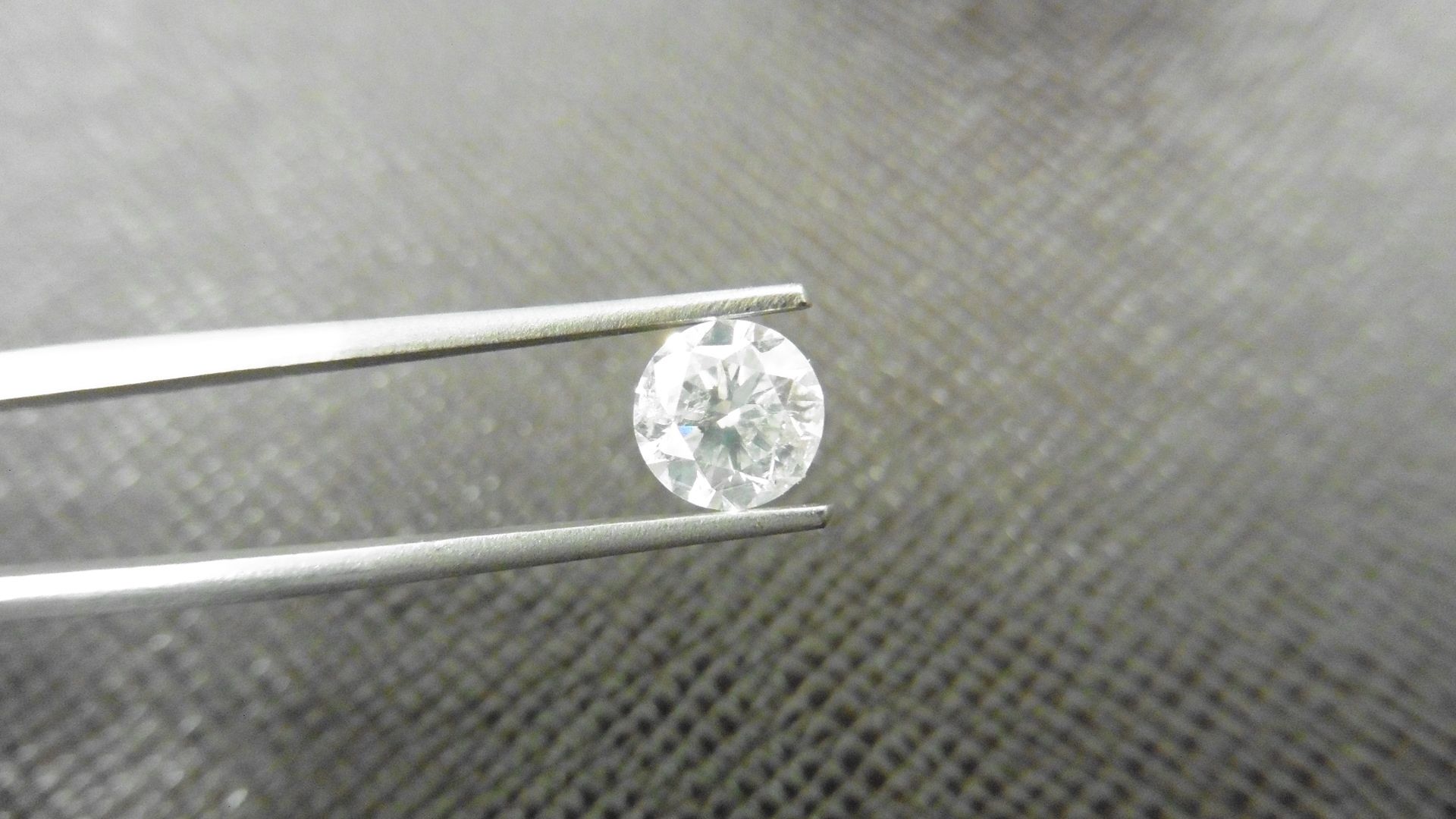 1.09ct natural loose brilliant cut diamond. G colourand si2 clarity. Colour treated. 6.42 x 6.43 x - Image 3 of 5