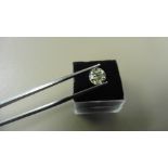 1.26ct Brilliant Cut Diamond, Enhanced stone. J colour, si3 clarity. 6.75 x 4.32mm. Valued at £1490.