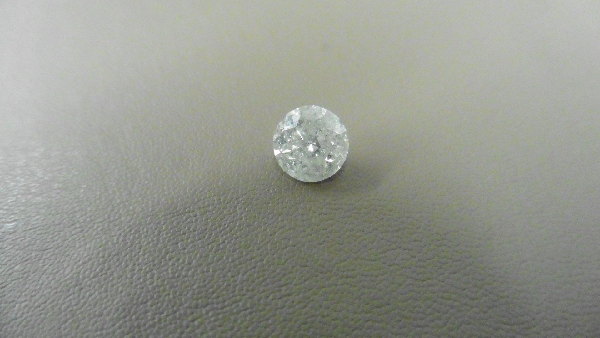 1.55ct Brilliant Cut Diamond, Enhanced stone. H colour, P1-2 clarity. 7.07 x 4.73mm. Valued at £ - Image 4 of 5