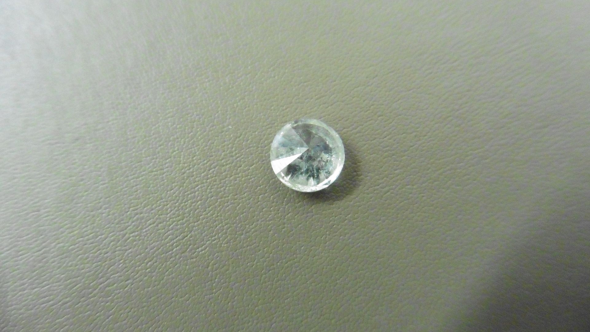 1.73ct Brilliant Cut Diamond, Enhanced stone. G/H colour, I1-2 clarity. 7.32 x 4.77mm. Valued at £ - Image 3 of 4