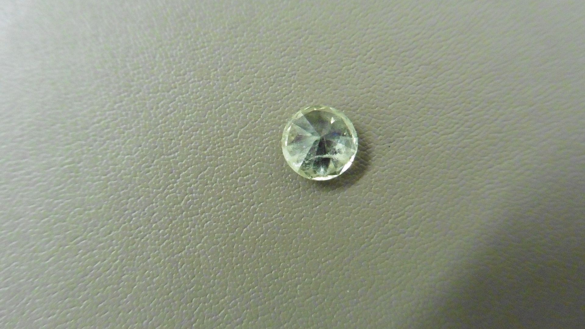 1.03ct Brilliant Cut Diamond, Enhanced stone. J colour, i2 clarity. 6.30 x 3.86mm. Valued at £ - Image 3 of 5