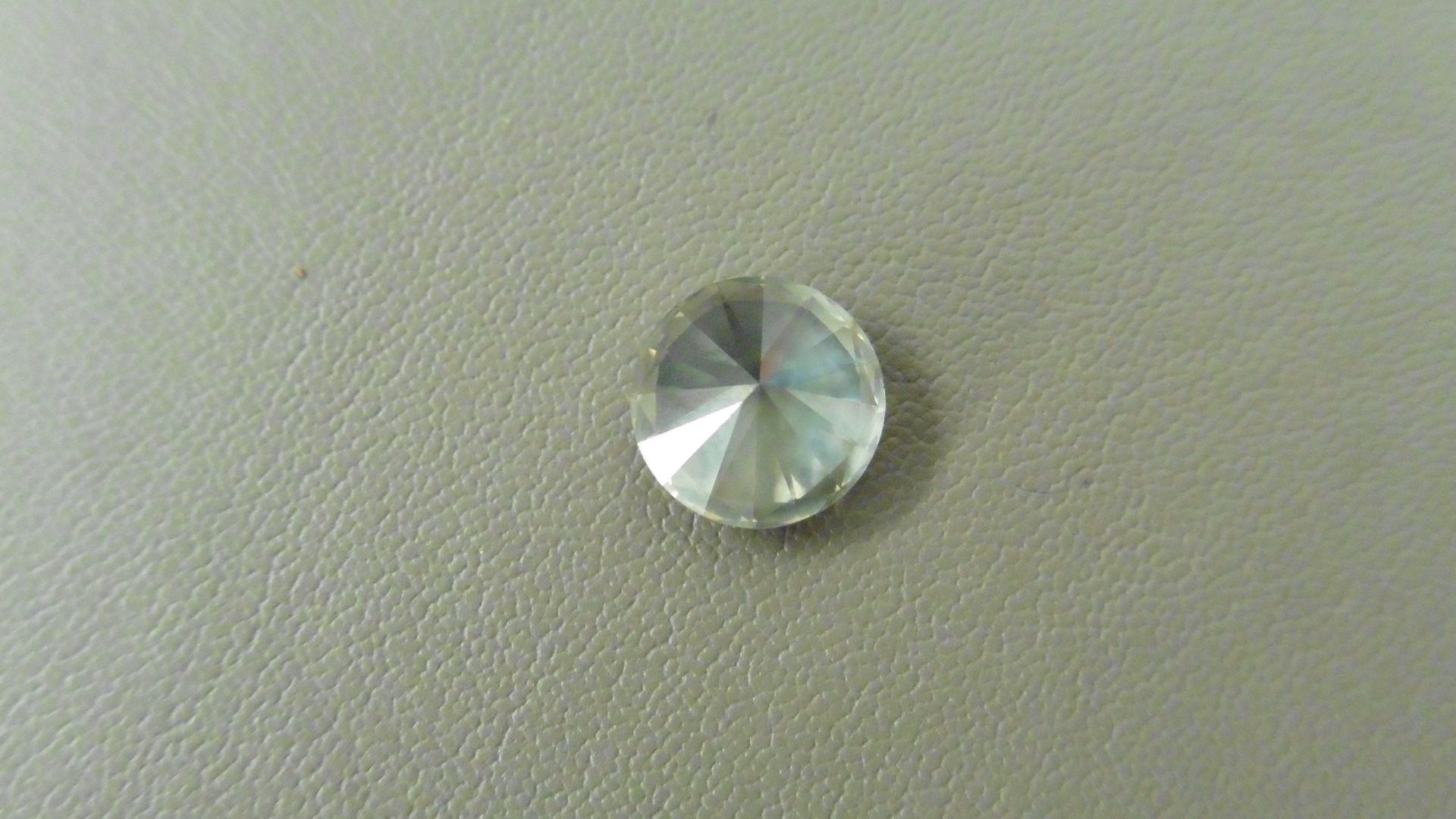 2.04ct natural loose brilliant cut diamond. K colour and si1 clarity. 7.96 x 4.96mm. No - Image 3 of 5