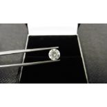 1.00ct natural loose brilliant cut diamond. G colourand si2 clarity.6.27 x 6.28 x 4.03mm. Colour