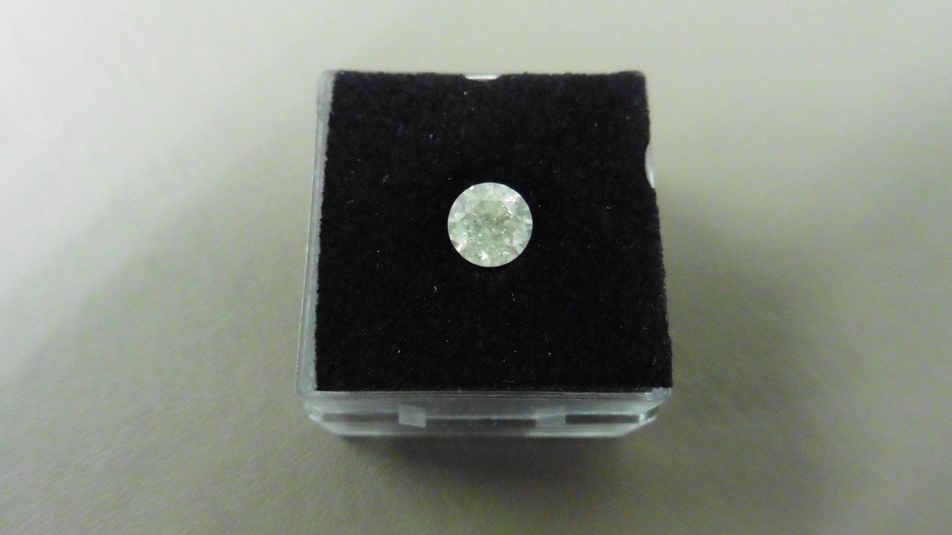 1.02ct Brilliant Cut Diamond, Enhanced stone. H colour, I1 clarity. 6.15 x 4.05mm. Valued at £ - Image 5 of 5