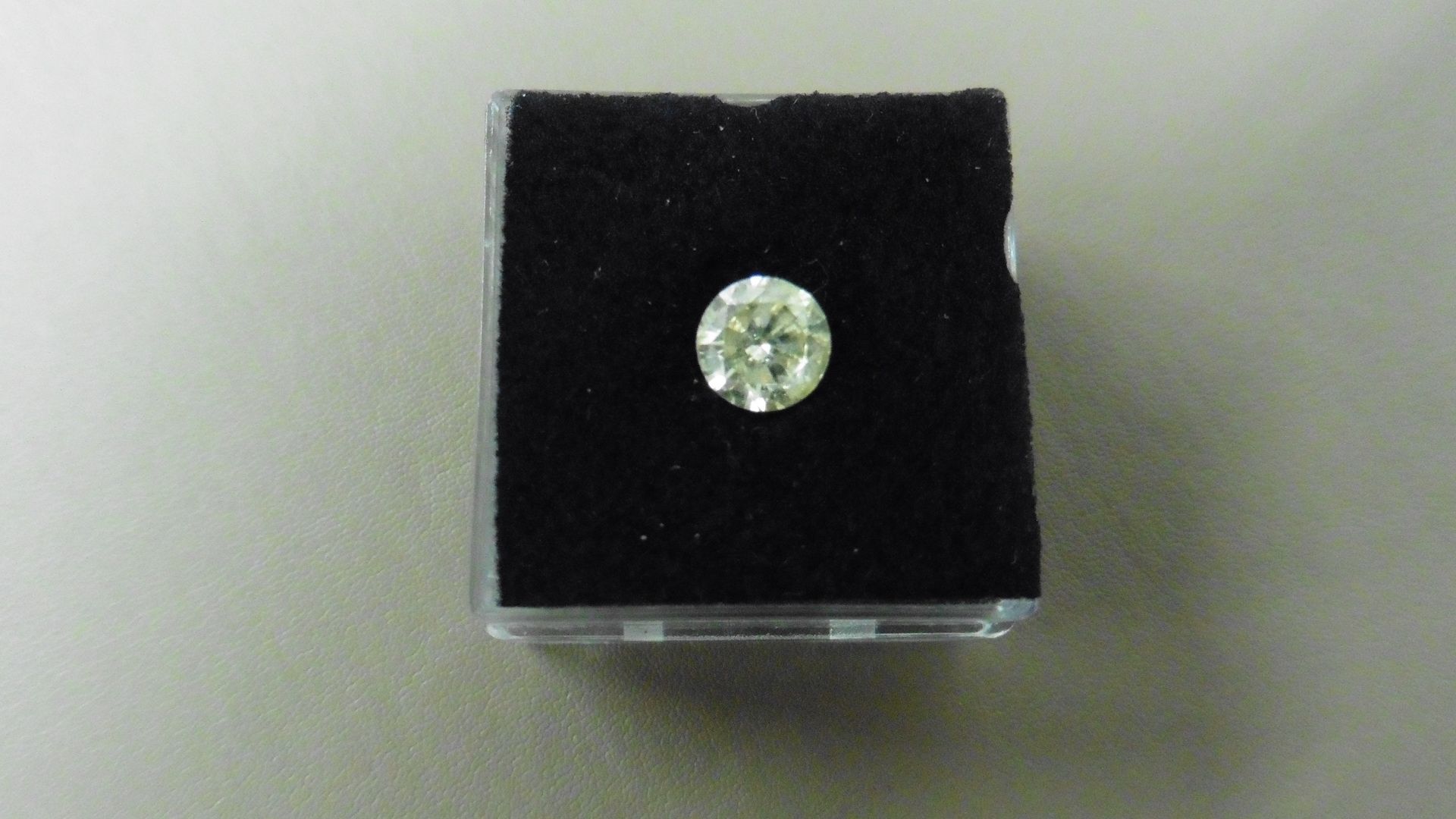 1.03ct Brilliant Cut Diamond, Enhanced stone. J colour, i2 clarity. 6.30 x 3.86mm. Valued at £ - Image 5 of 5