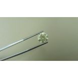 2.01ct natural loose brilliant cut diamond. I colour and si1 clarity. 7.57 x 5.17mm. No