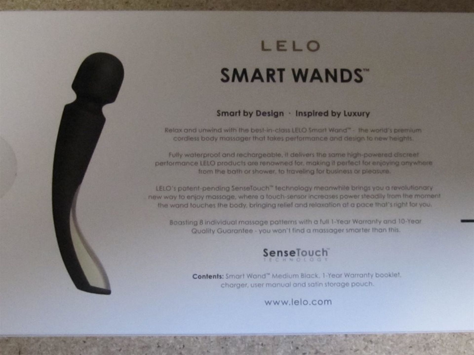 (337) Lelo Premium Body Massager. Black. No vat on Hammer, Shipping available. - Image 3 of 3