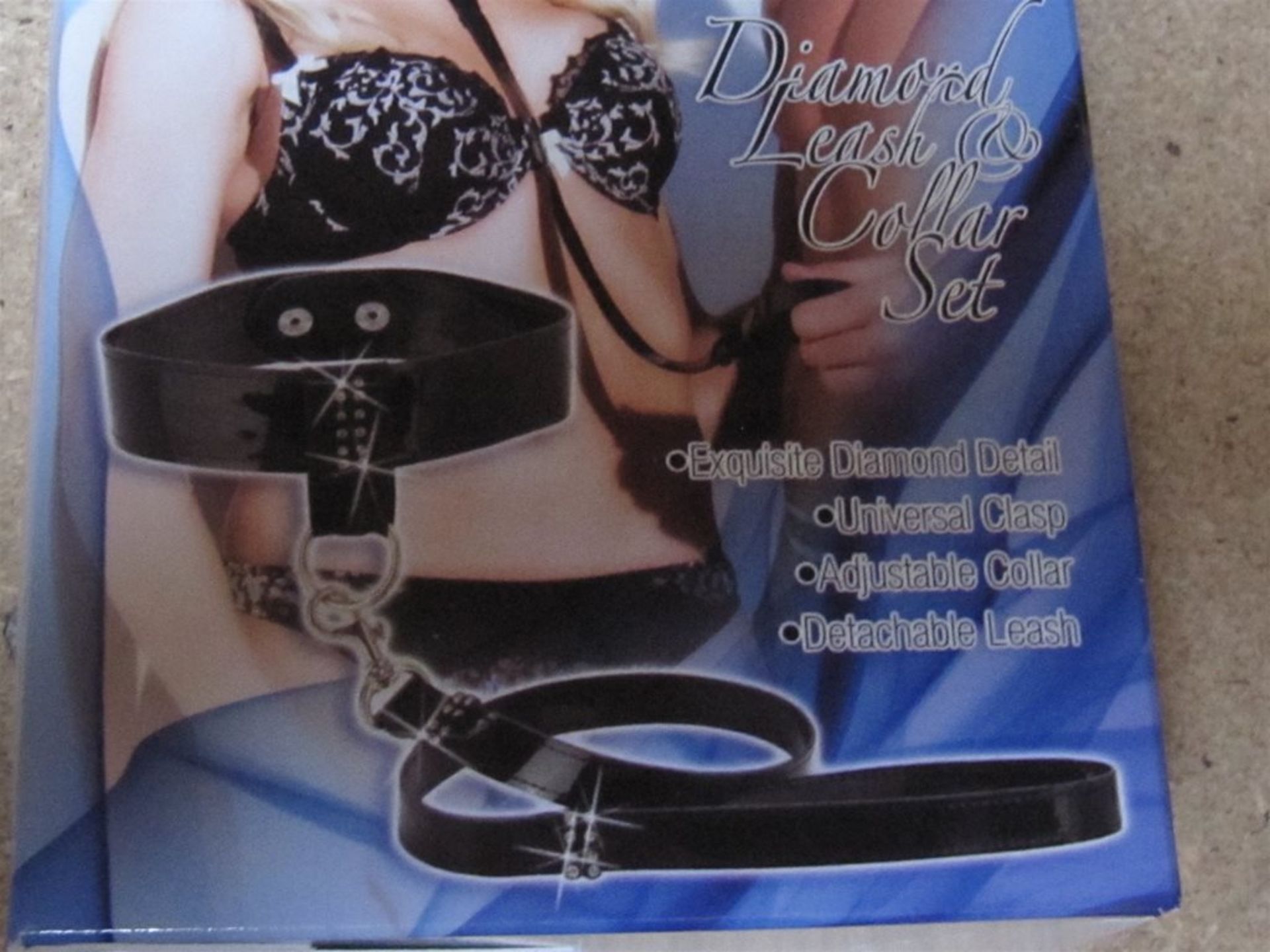 (256) Bound for Diamonds Collar and Leash set. No vat on Hammer, Shipping available. - Image 2 of 2