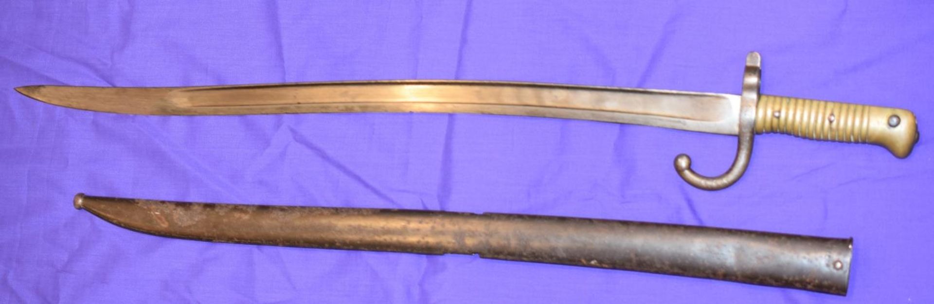 French Chassepot Gras Rifle Bayonet - Image 3 of 3