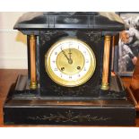 Heavy Slate French Mantel Clock c1890/1900