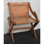 Light Oak Glastonbury Gothic Chair