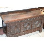 Welsh Blanket Box Mule Chest In Oak c17th century