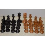 RARE B & Co of London Antique Chess Pieces