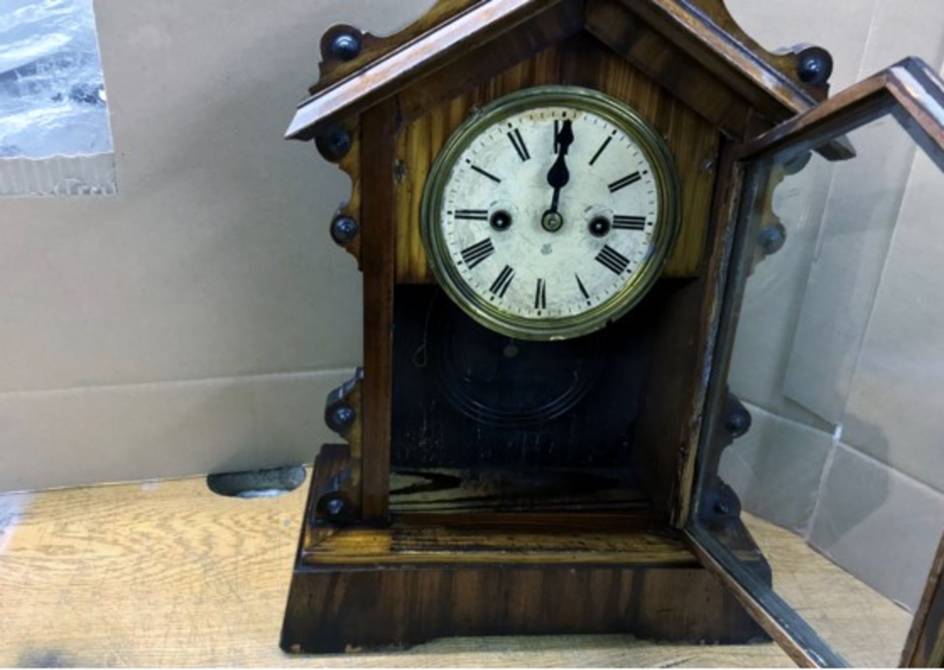 Oak Cased Wall Clock