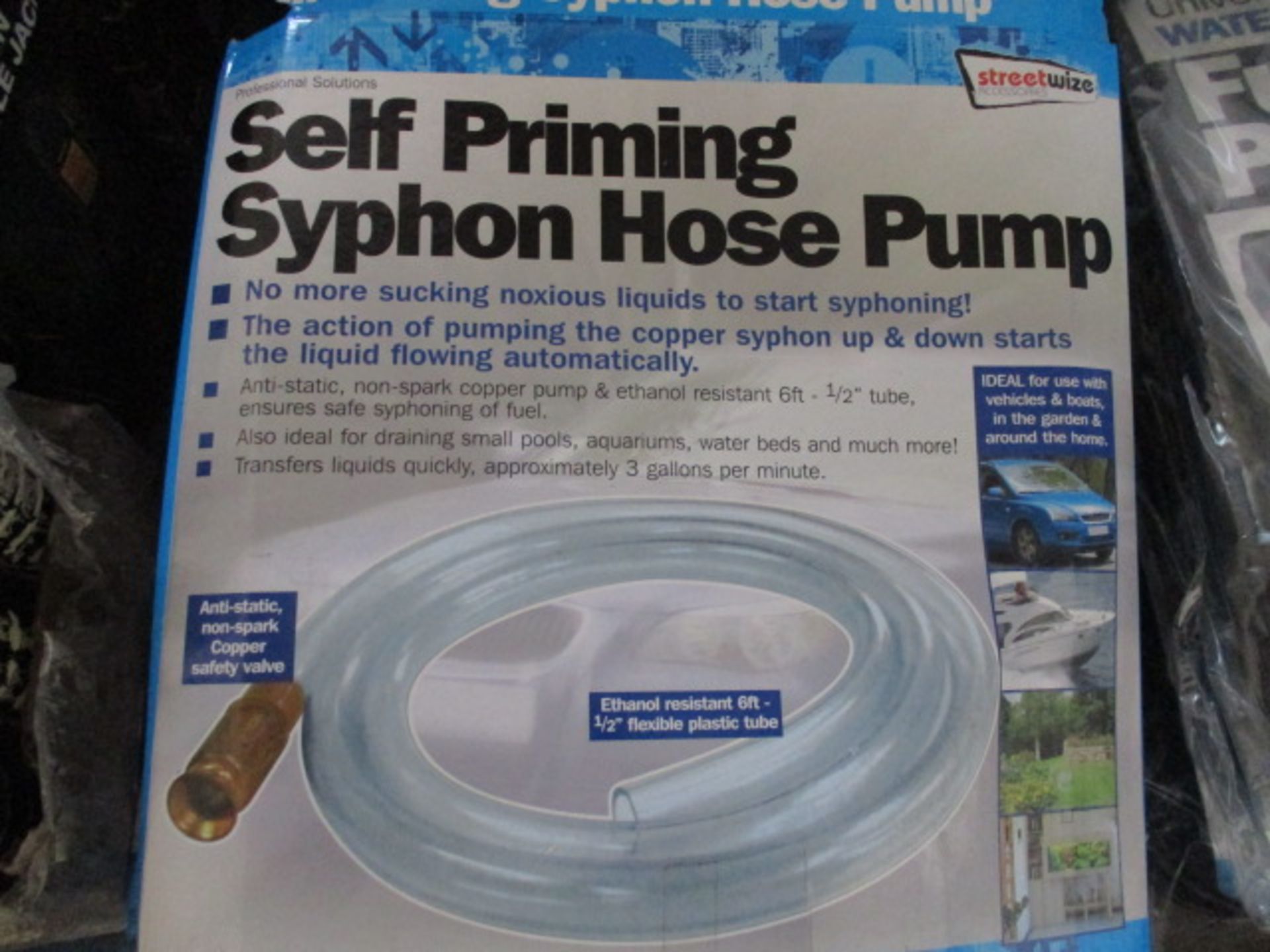 1pc - Self priming Syphon Hose return boxed in original packaging
