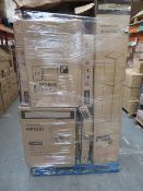 (BATH106) PALLET TO CONTAIN 18 ITEMS OF VARIOUS BATHROOM STOCK TO INCLUDE: BASIN CABINETS, TALL
