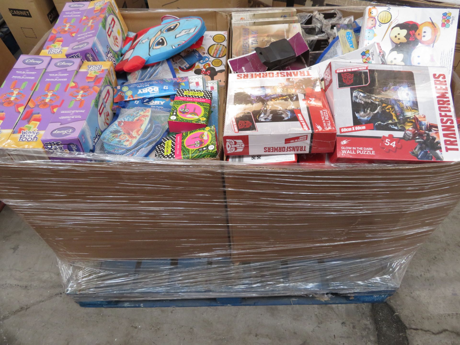 (N1) Pallet To Contain A Very Large Qty Of Various Brand New Items To Include: Winnie The Pooh