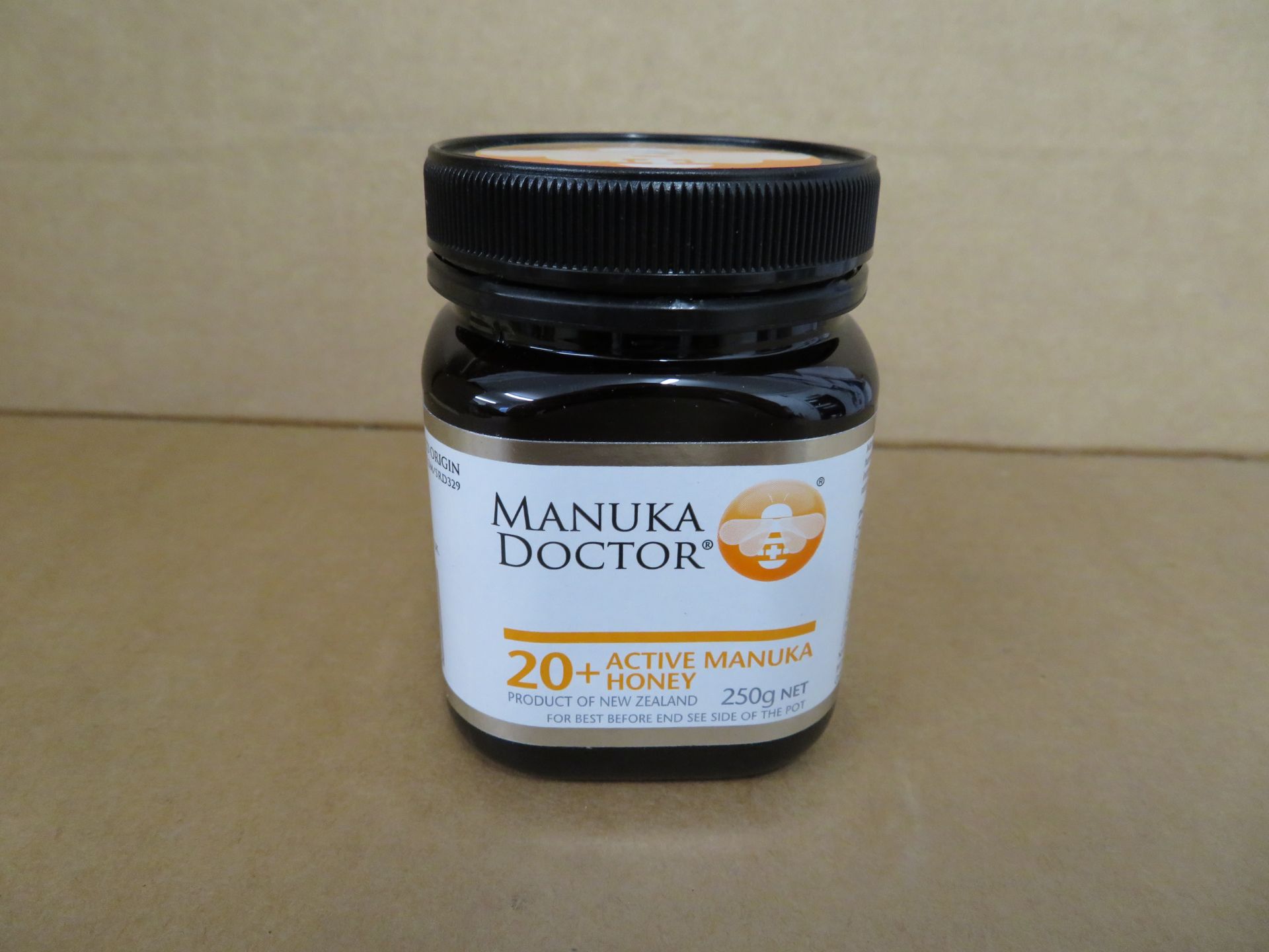 12 x 250G Manuka Doctor 20+ Active Manuka Honey. Product of New Zealand. RRP £30 each, giving this