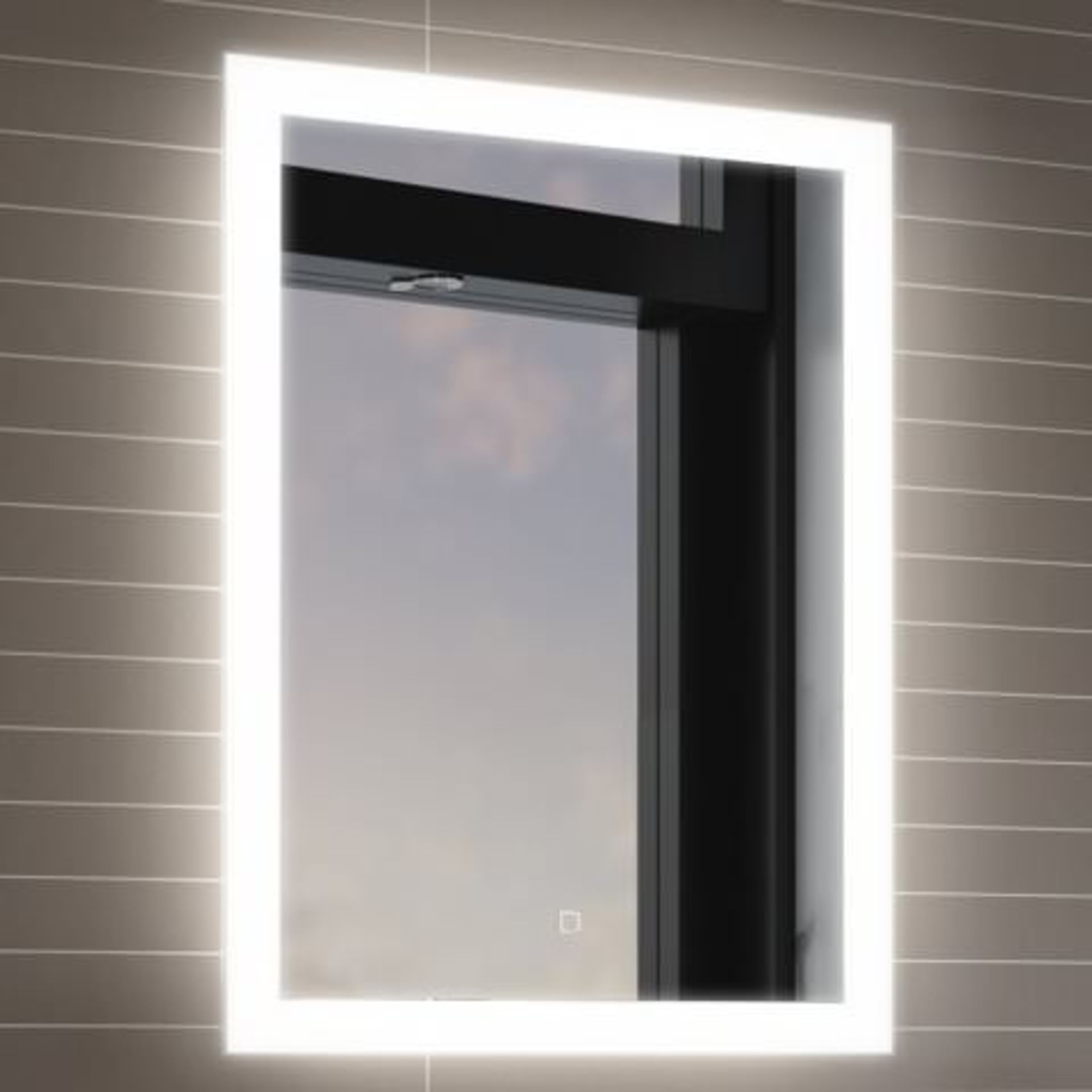 (H24) 700x500mm Orion Illuminated LED Mirror - Switch Control RRP £349.99 Light up your bathroom - Image 4 of 4