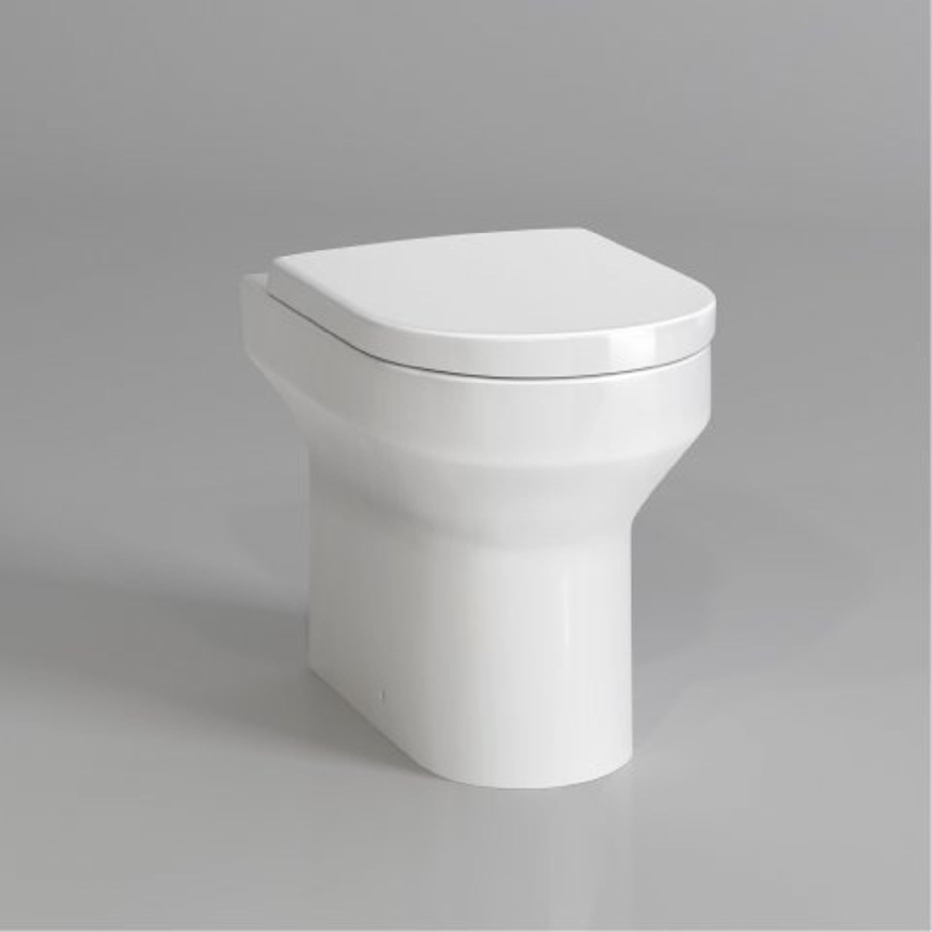 (H69) Cesar III Back to Wall Toilet inc Seat. RRP £349.99. This stylish back to wall toilet looks - Image 3 of 3