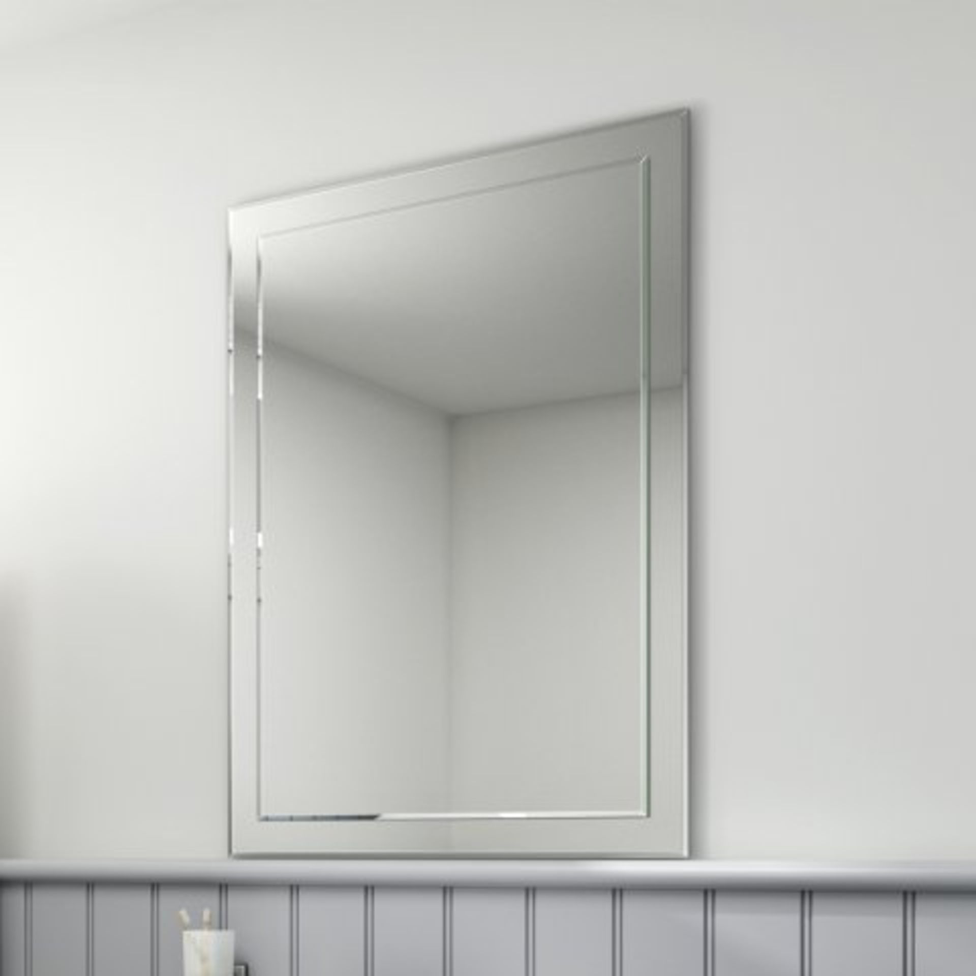 (H214) 650x900mm Bevel Mirror. RRP £199.99. Enjoy reflection perfection with our 650x900 Bevel