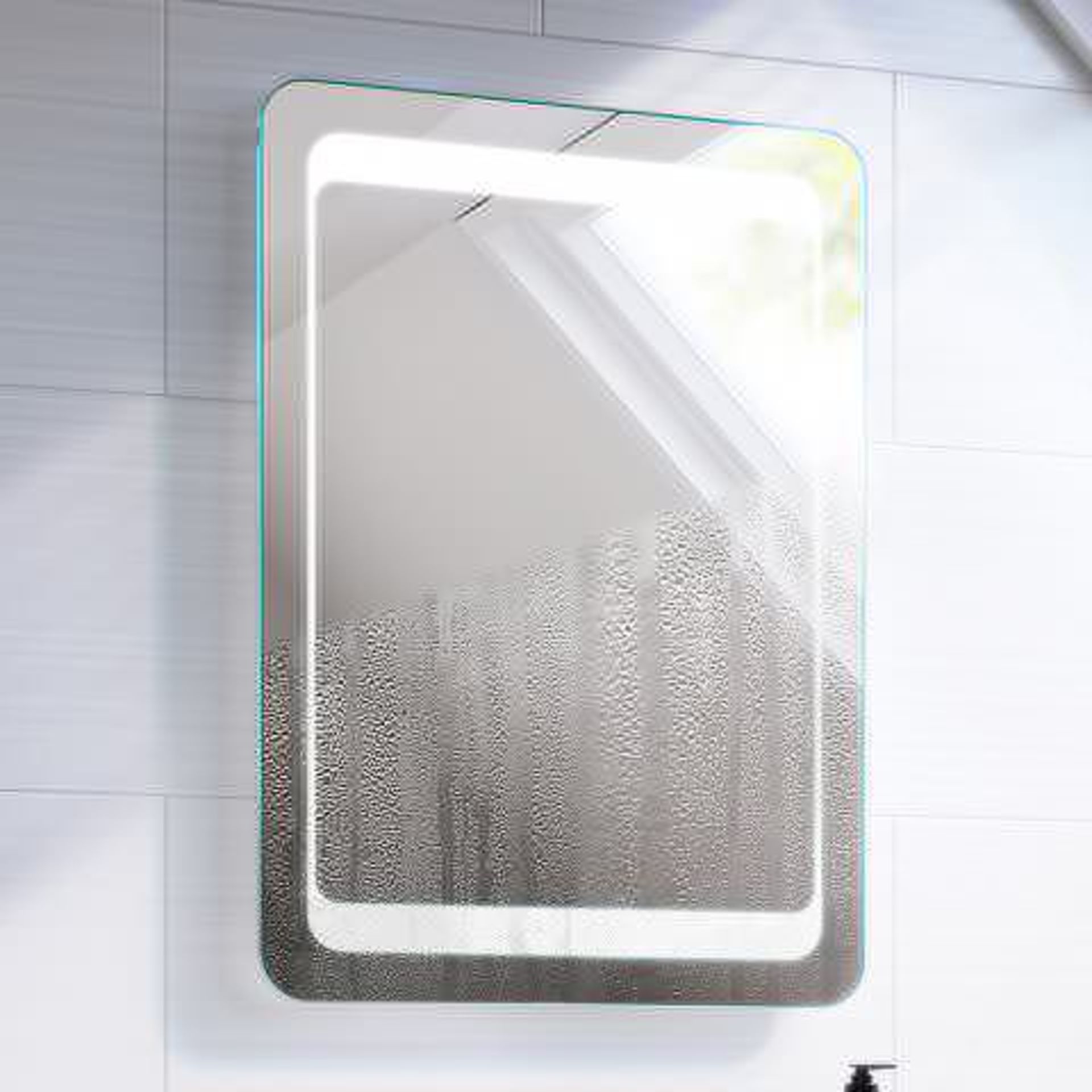 (H25) 700x500mm Quasar Illuminated LED Mirror RRP £349.99 This illuminated bathroom mirror is a part - Image 4 of 5