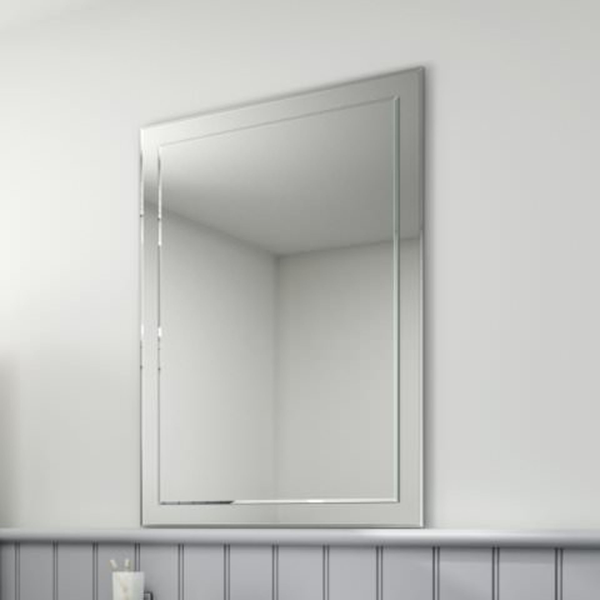 (H214) 650x900mm Bevel Mirror. RRP £199.99. Enjoy reflection perfection with our 650x900 Bevel - Image 4 of 4