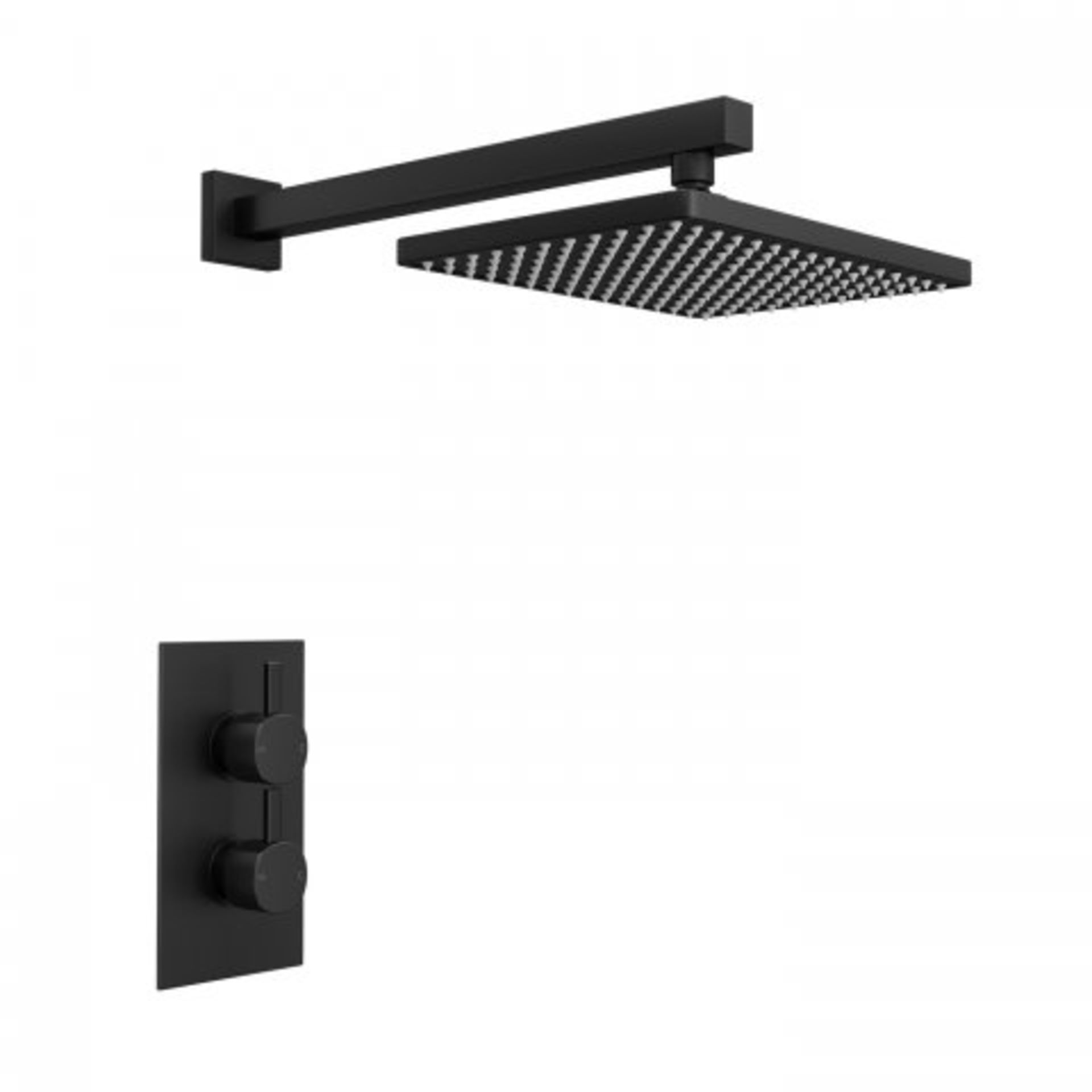 (H31) Peyton Matte Black Shower RRP £349.99 Introducing The Hotel Collection - Urban Modernist - Image 3 of 4