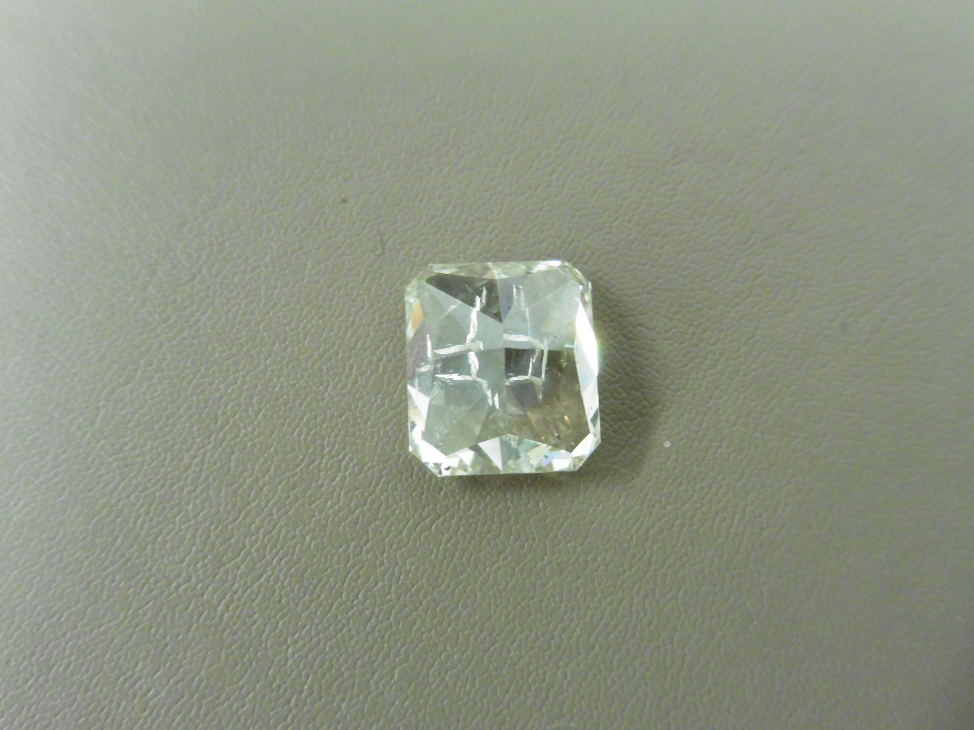 5.16ct enhanced radiant cut diamond. L colour and I1 clarity ( enhanced ).EGL certification.Valued - Bild 5 aus 5
