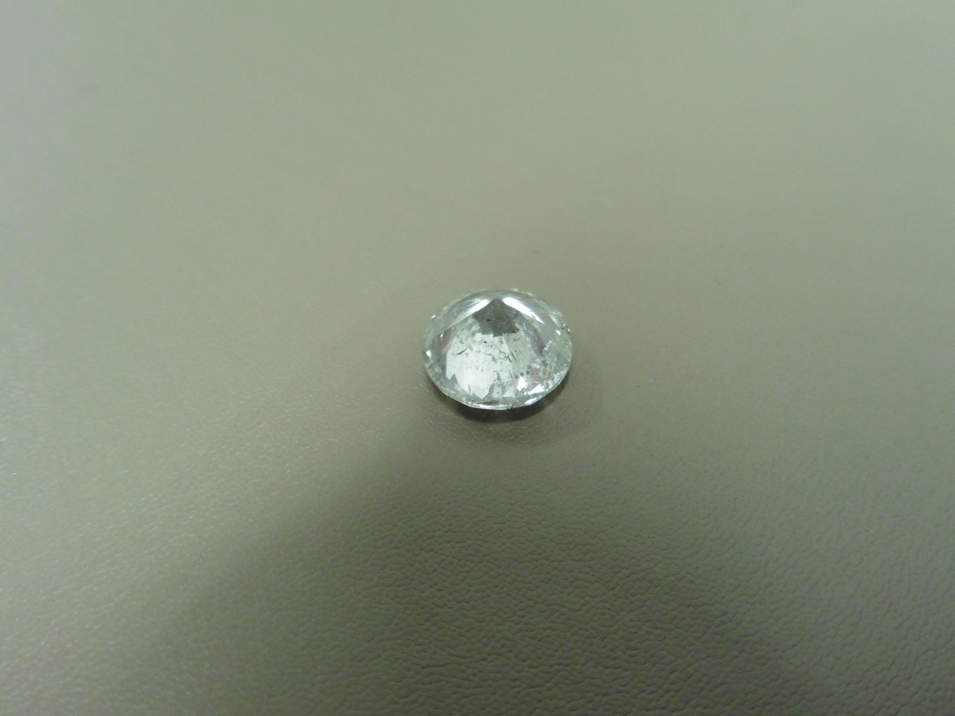 4.13ct natural loose brilliant cut diamond. G colour and I1 clarity. Natural stone. No certification - Bild 4 aus 5