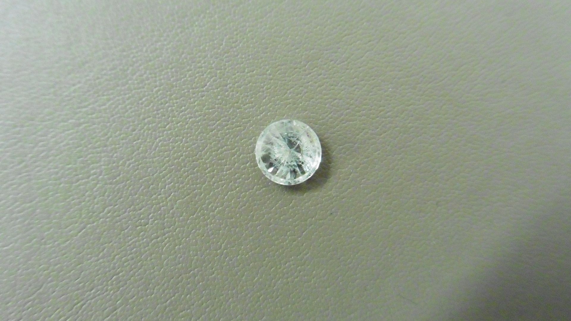 1.02ct Brilliant Cut Diamond, Enhanced stone. I colour, I2 clarity. 6.34 x 3.93mm. Valued at £ - Bild 3 aus 4