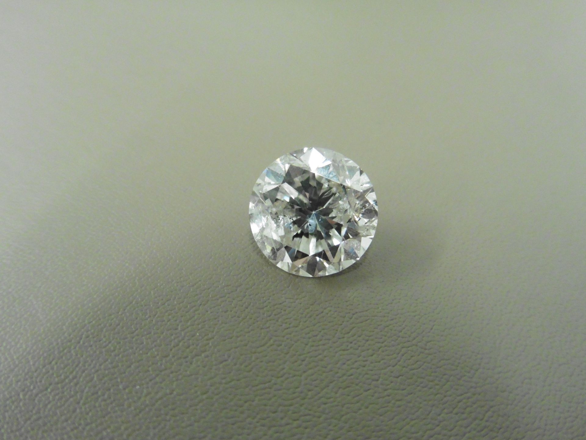 5.04ct natural loose briliant cut diamond. F colour and Il clarity. EGL certification. Valued at £ - Bild 5 aus 5