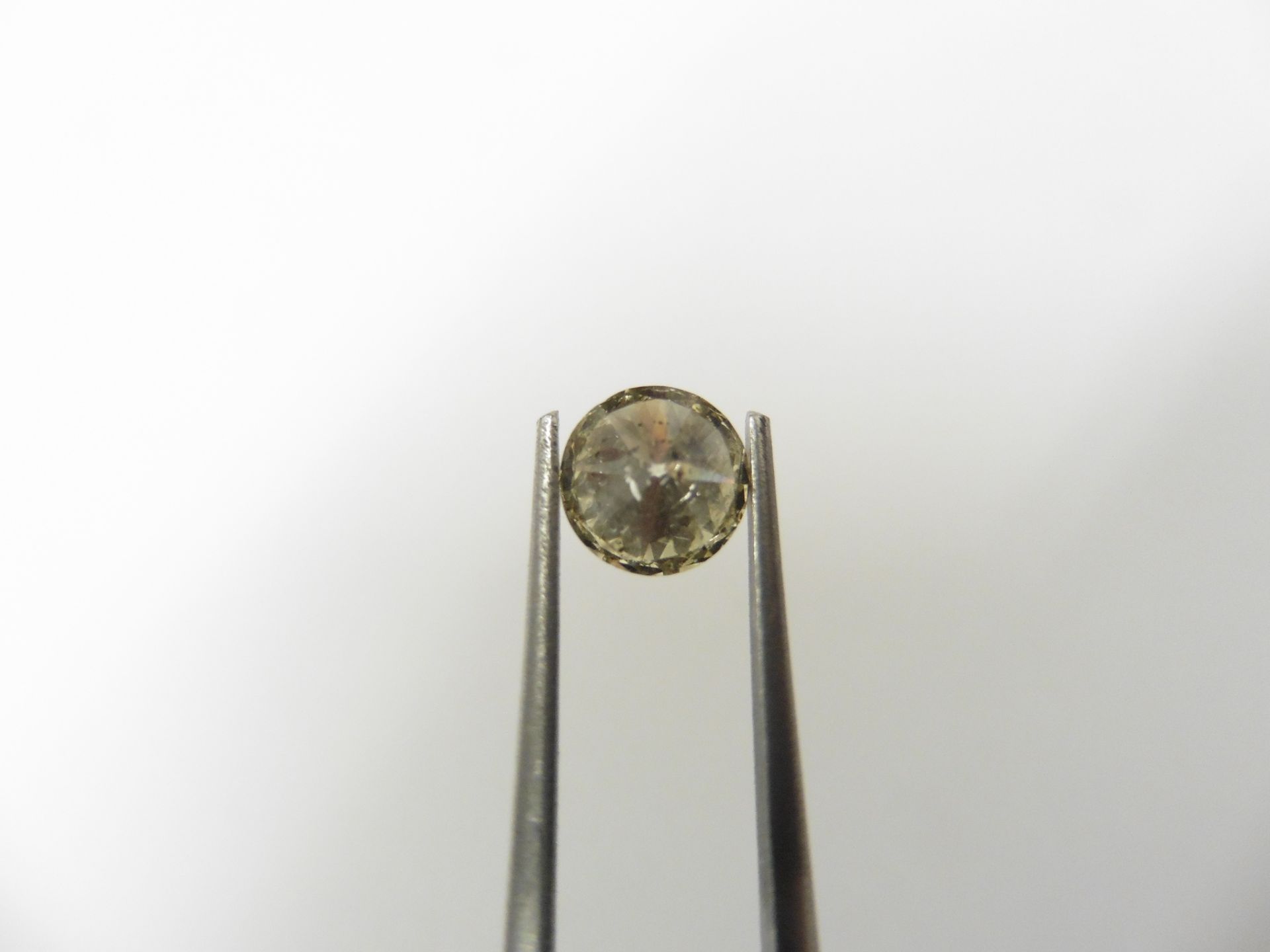 1.27ct natural loose brilliant cut diamond. K colour and I1 clarity. No certification but can be - Bild 2 aus 4