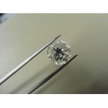 5.04ct natural loose briliant cut diamond. F colour and Il clarity. EGL certification. Valued at £