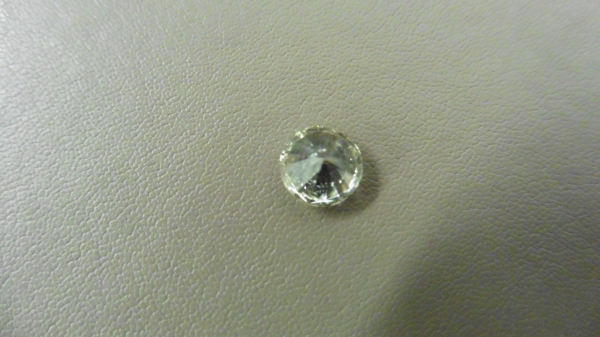 1.26ct Brilliant Cut Diamond, Enhanced stone. J colour, si3 clarity. 6.75 x 4.32mm. Valued at £1490. - Bild 4 aus 5