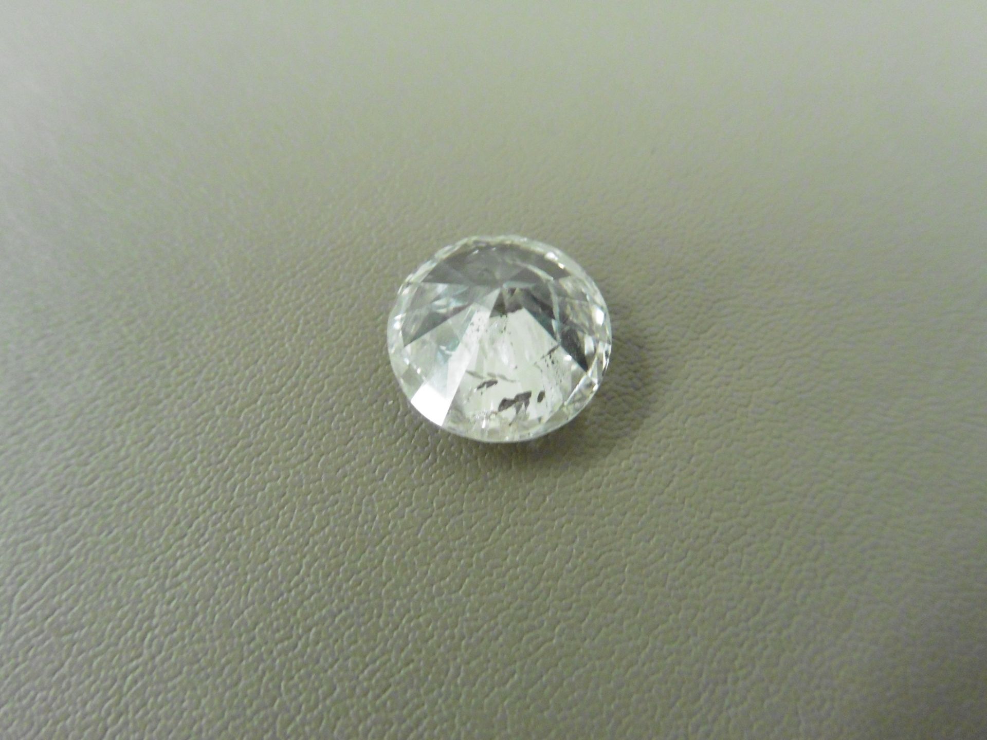 5.04ct natural loose briliant cut diamond. F colour and Il clarity. EGL certification. Valued at £ - Bild 3 aus 5