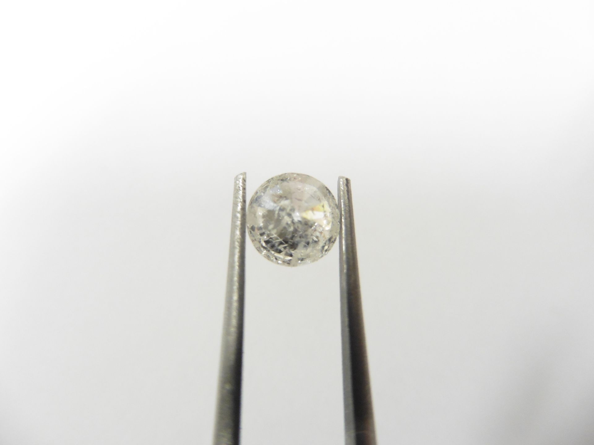 1.05ct natural loose brilliant cut diamond. I colour and I1 clarity. No certification but can be - Image 2 of 4