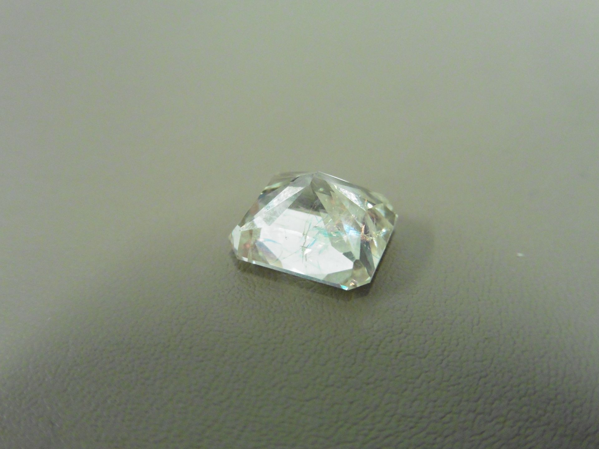 5.16ct enhanced radiant cut diamond. L colour and I1 clarity ( enhanced ).EGL certification.Valued - Image 4 of 5