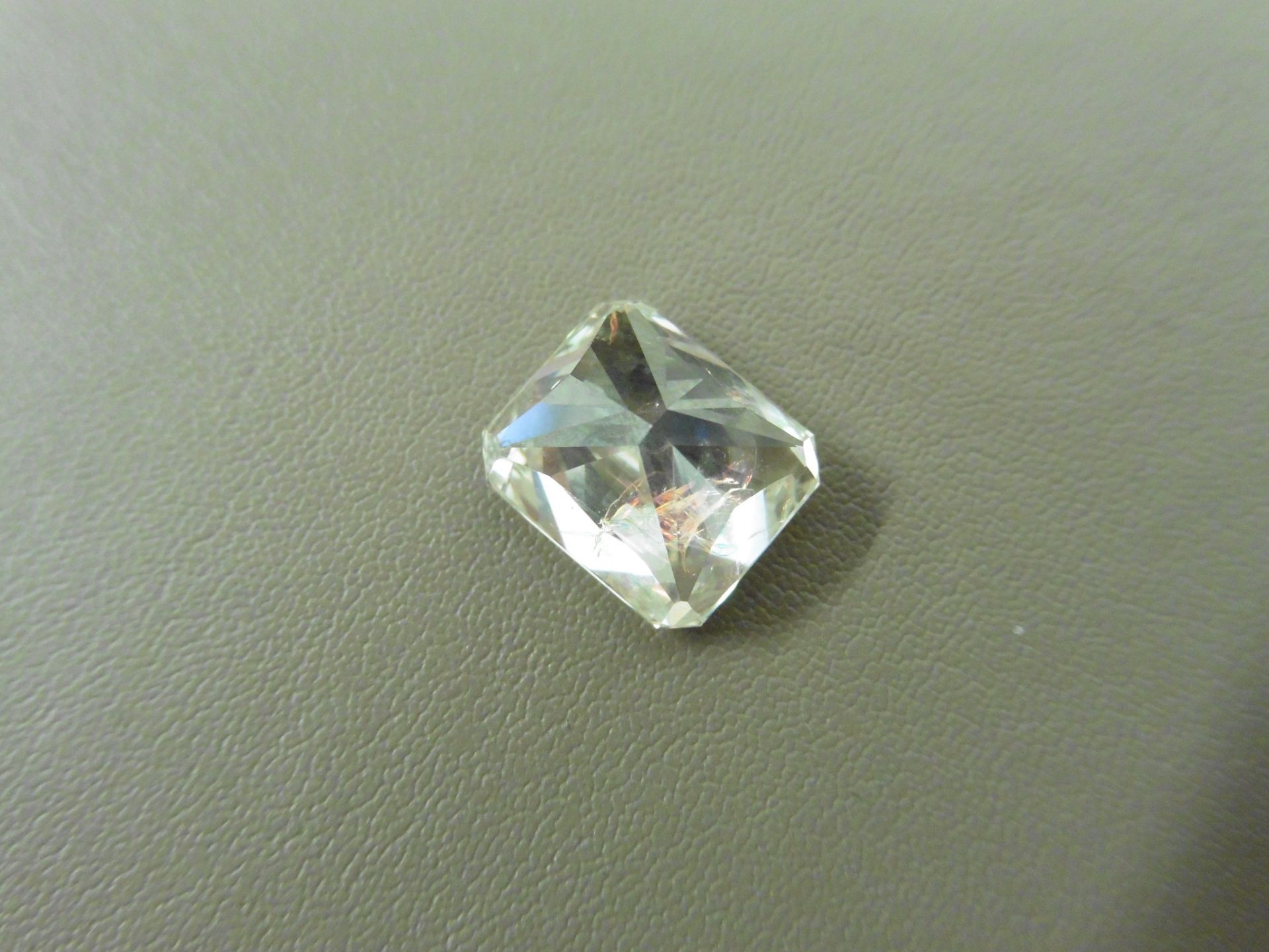 5.16ct enhanced radiant cut diamond. L colour and I1 clarity ( enhanced ).EGL certification.Valued - Bild 3 aus 5