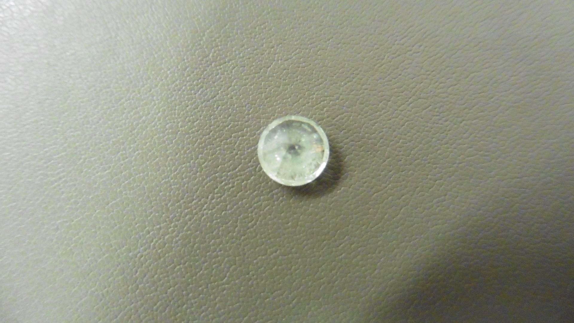 1.01ct Brilliant Cut Diamond, Enhanced stone. L colour, I1 clarity. 6.29 x 3.99mm. Valued at £ - Bild 4 aus 5