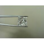 3.99ct natural loose princess cut diamond. F colour and I1clarity. EGL certification. Valued at £