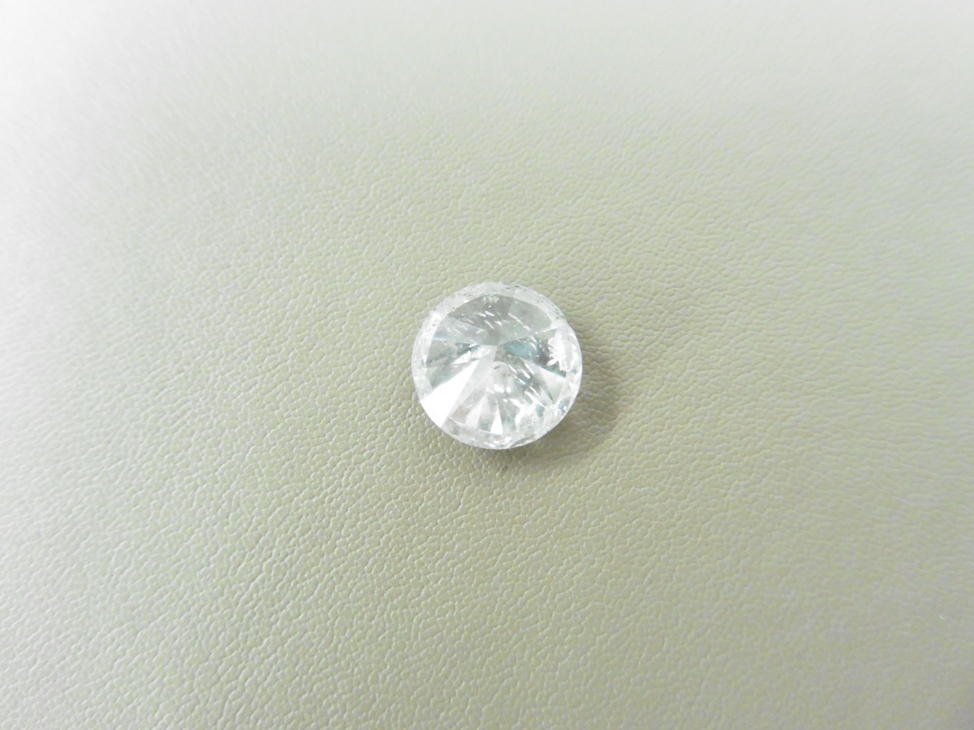 4.13ct natural loose brilliant cut diamond. G colour and I1 clarity. Natural stone. No certification - Bild 5 aus 5