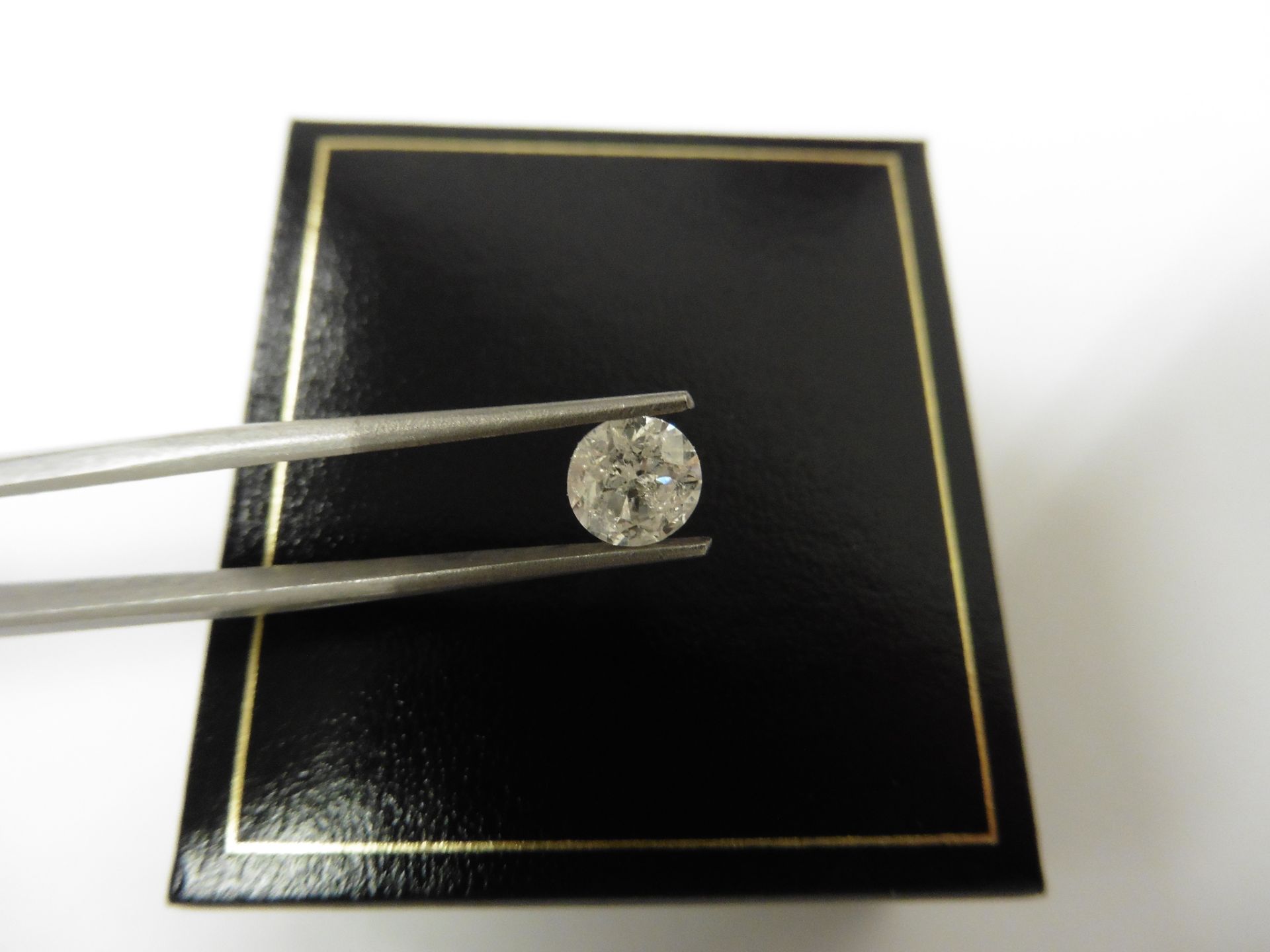 1.05ct natural loose brilliant cut diamond. I colour and I1 clarity. No certification but can be - Image 4 of 4