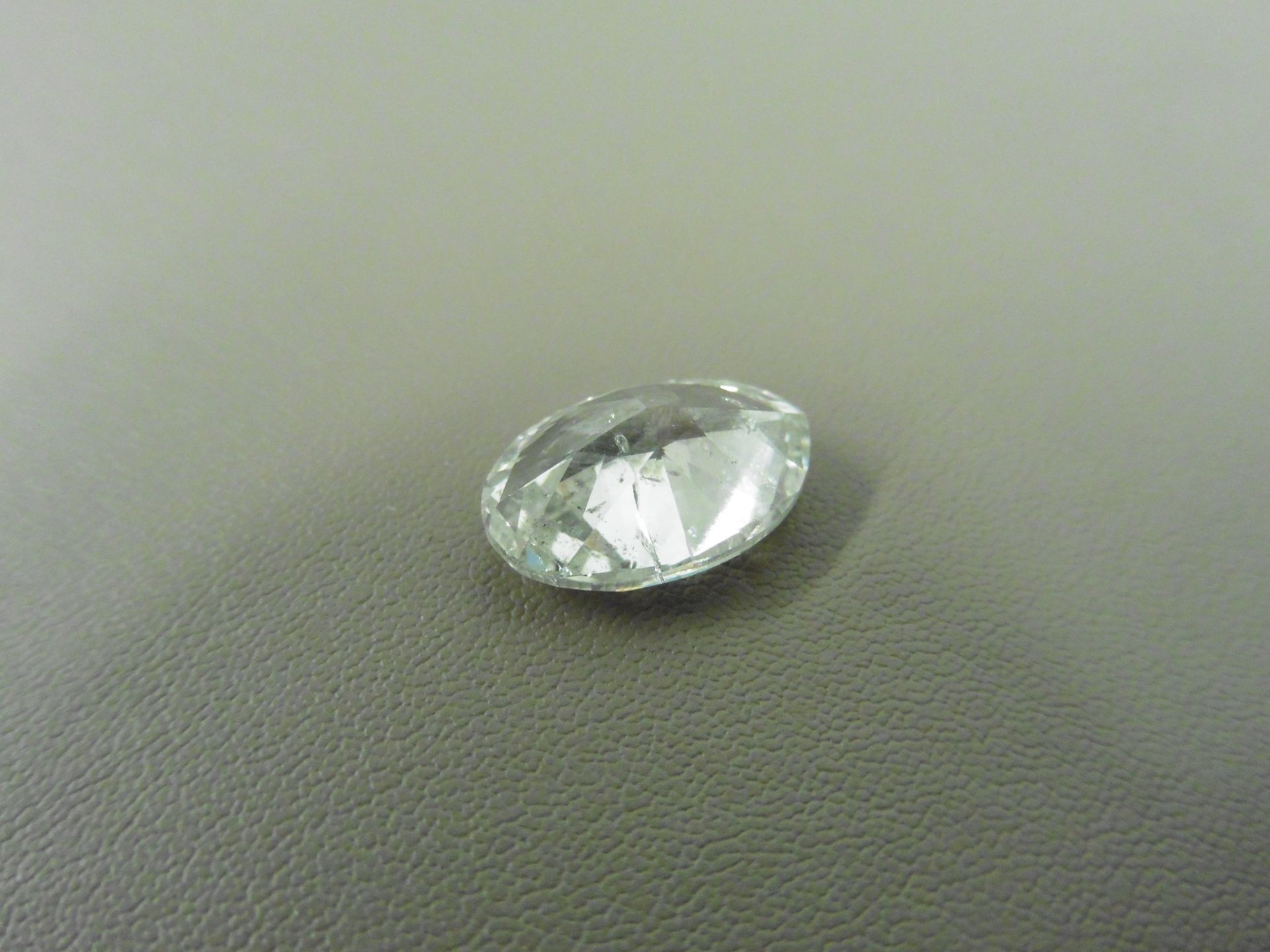 4.02ct natural loose oval cut diamond.H colour and Si3 clarity. EGL certificate. Valued at £65950 - Image 5 of 5