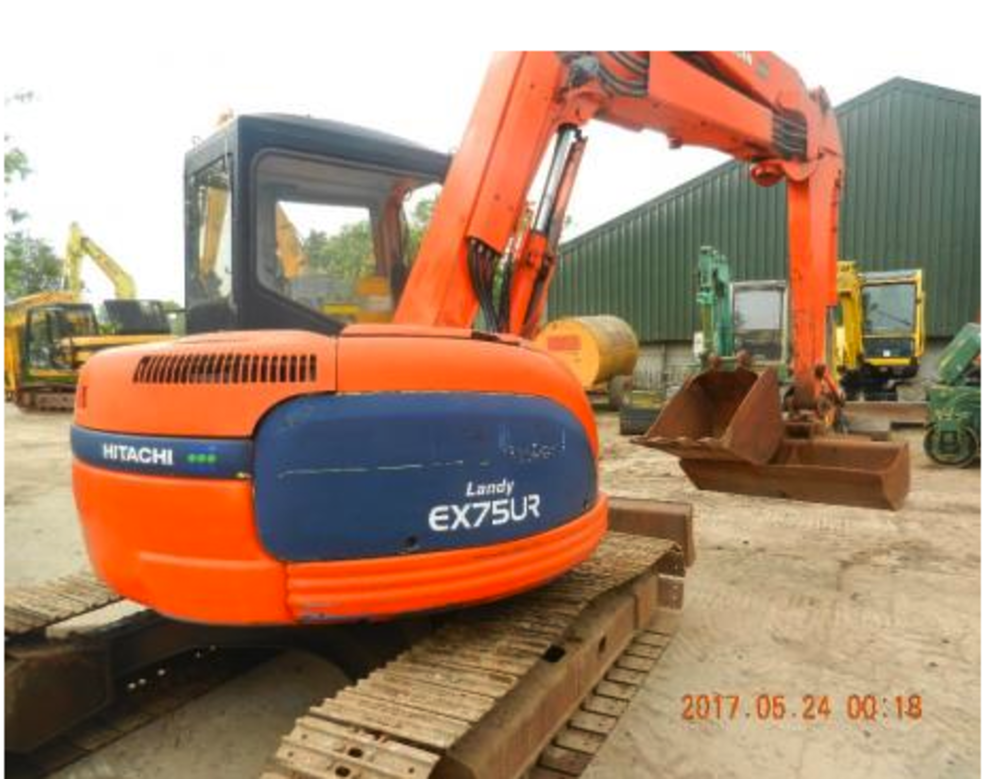 Hitachi EX 75UR Digger, 7960 hours - Image 2 of 10